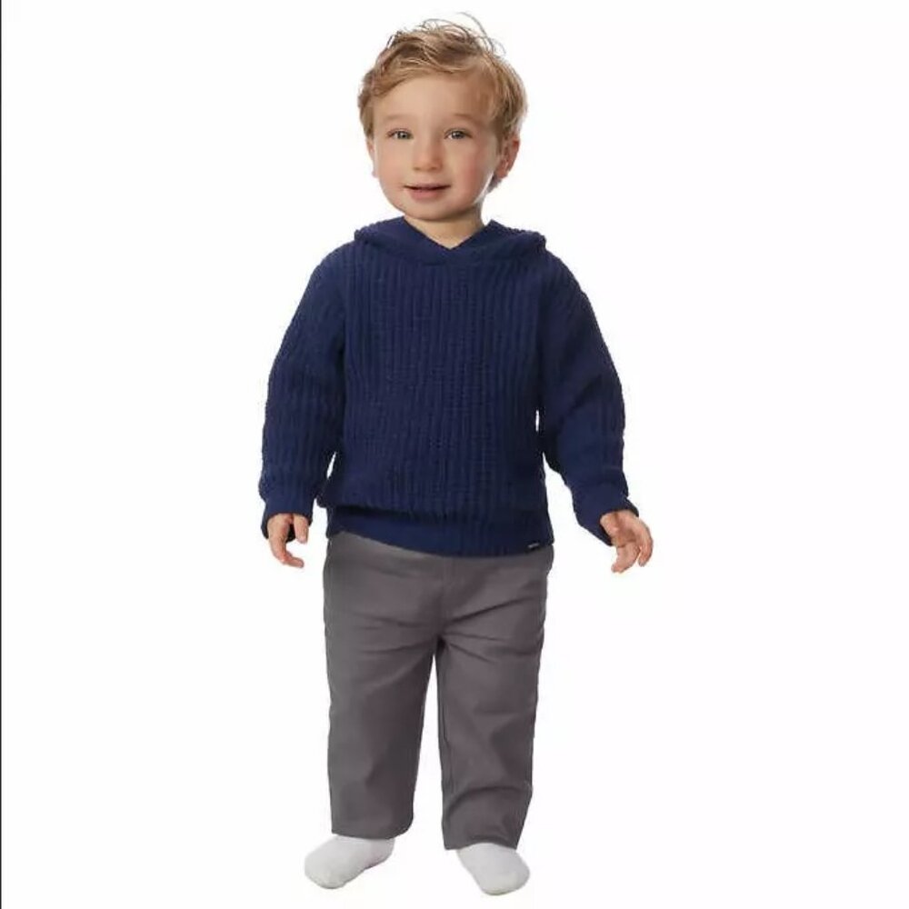 DKNY Kids 2-piece Chenille Set Color Navy Blue